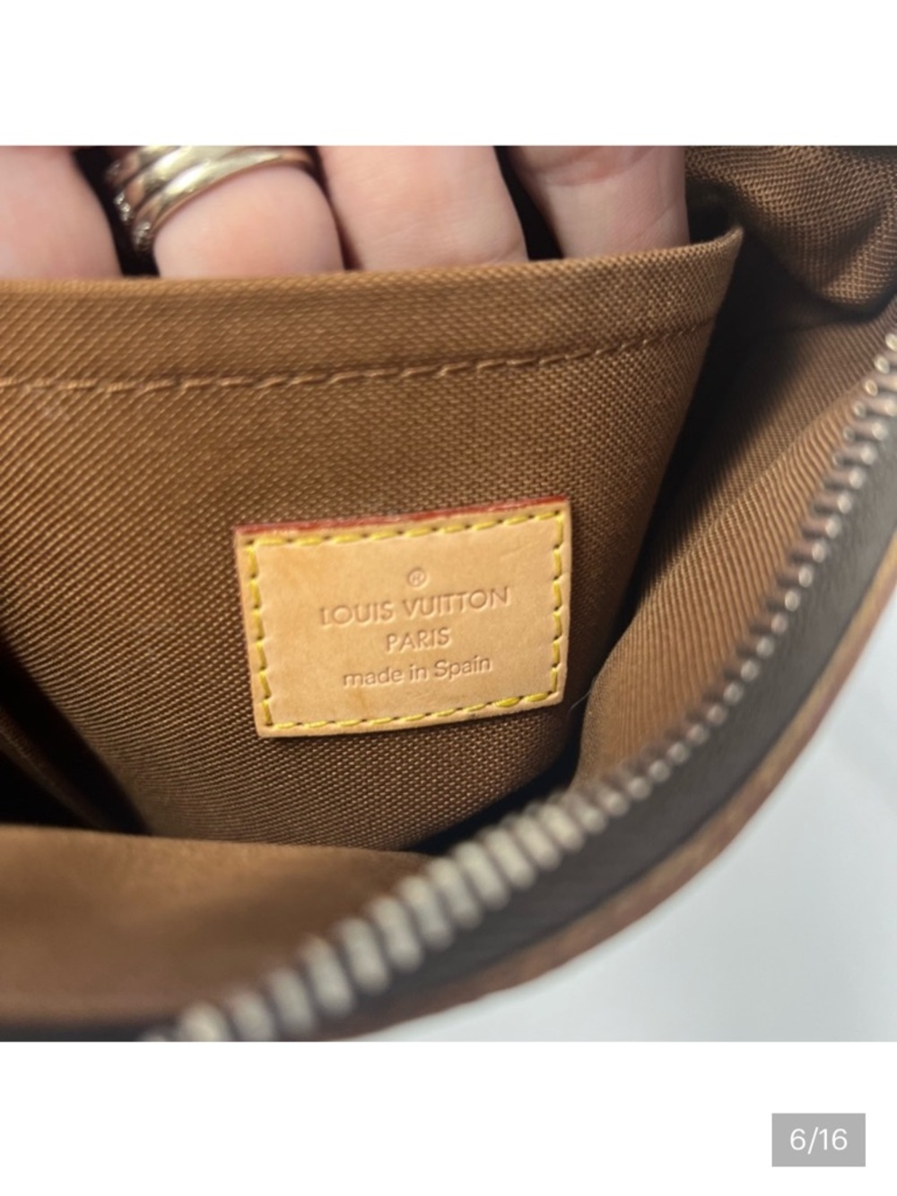 Louis Vuitton Odeon PM Monogram Canvas Crossbody with Vachetta Trim - Picture 9 of 15